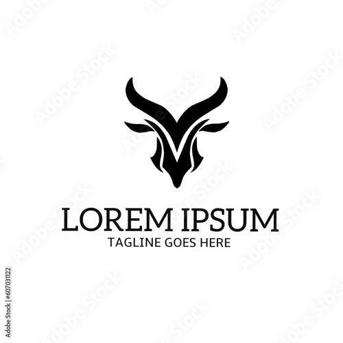 Free Download Illustration vector graphic of abstrack logo shape head bull  - GFXLoad