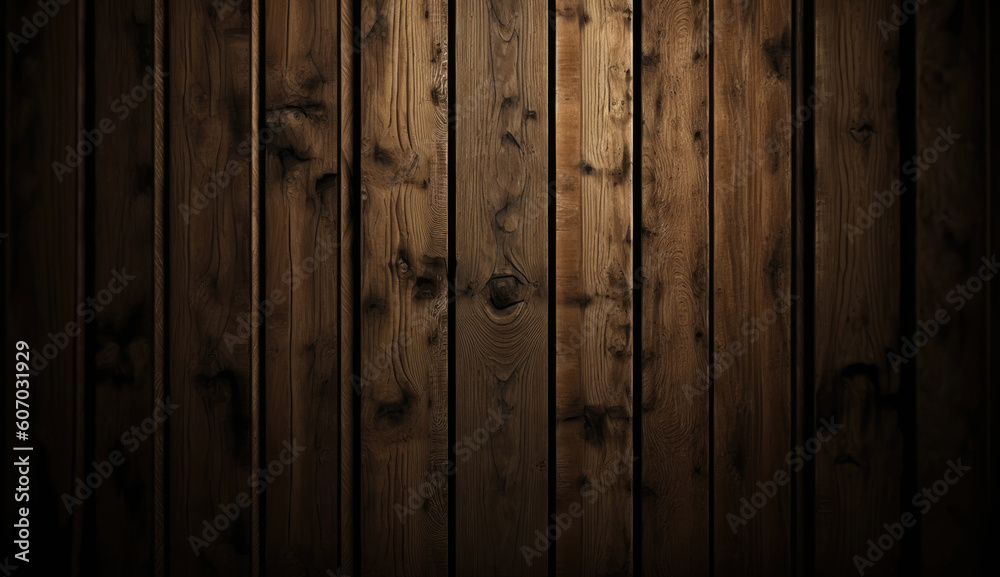 Dark oak wooden rustic oak background. Generative AI Dark oak wooden rustic oak background. Generative AI