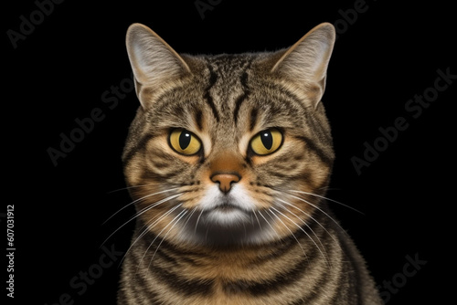 Portrait of a cute cat Generative AI © Dyeru