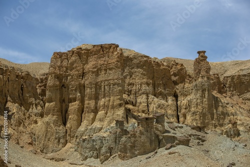 Beautiful landscape of the rocky mountains in Zada County, Tibet, China © Kazushi/Wirestock Creators