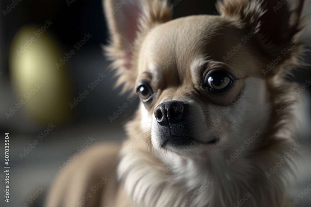Portrait of a cute dog Generative AI Portrait of a cute dog Generative AI