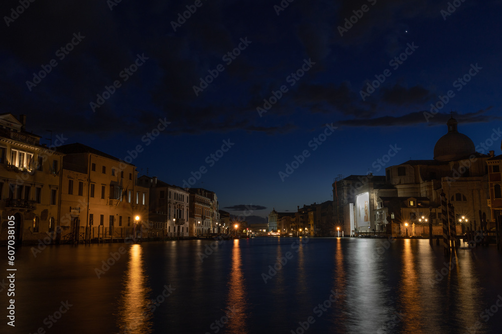 Long exposure of Venice main channel