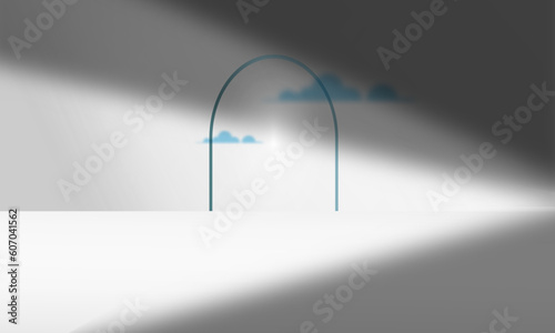 Vector of a light over a space
