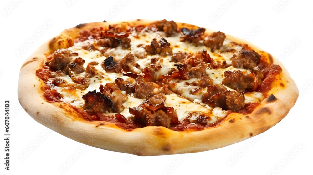 Delicious pizza with cheese and tasty combinations Delicious pizza with cheese and tasty combinations