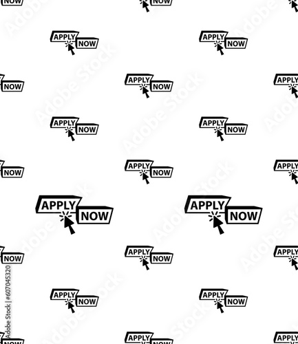 Apply Now Icon Seamless Pattern M_2112004