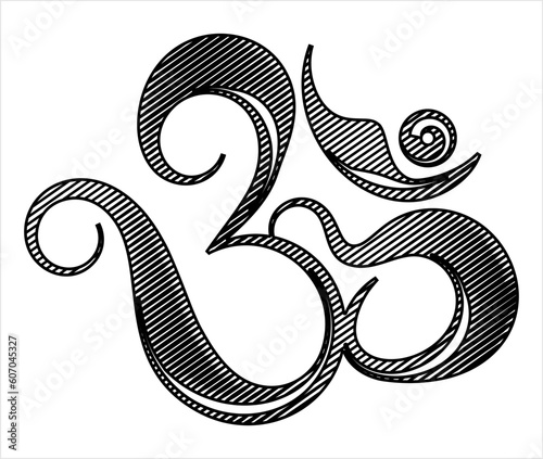Aum (Om) The Holy Motif M_2112003
