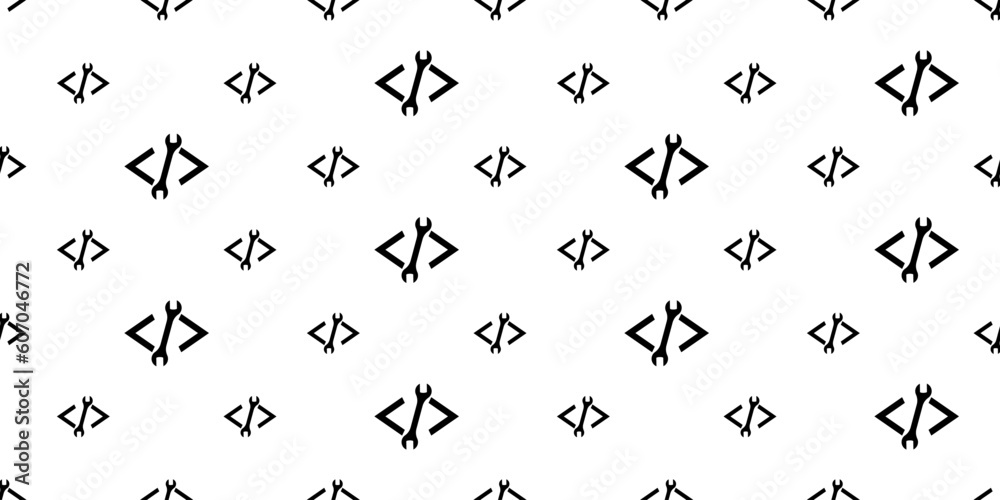 Developer Coding Tool Icon Seamless Pattern Y_2203004 Developer Coding Tool Icon Seamless Pattern Y_2203004