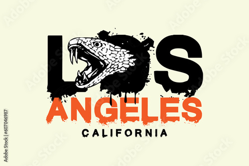 Modern streetwear los angeles graphic design