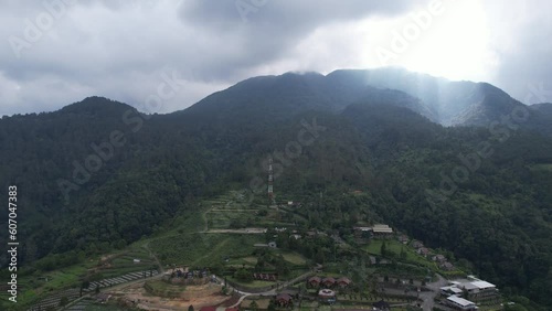 Umbul Sidomukti Villages with Ungaran Mount view 
 photo