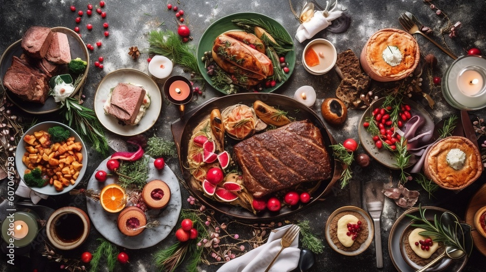 Delicious high protein dinner Generative AI Delicious high protein dinner Generative AI