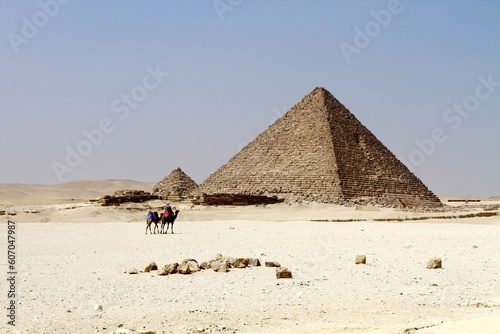 Pyramids of Giza  Cairo  Egypt 