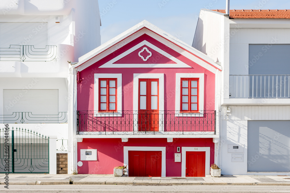 Casas coloridas a Torreira