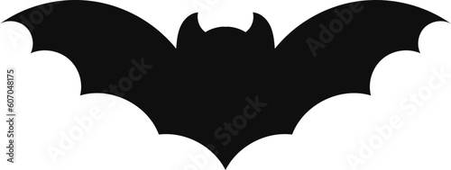 Halloween decorations concept. Halloween with  black bats.