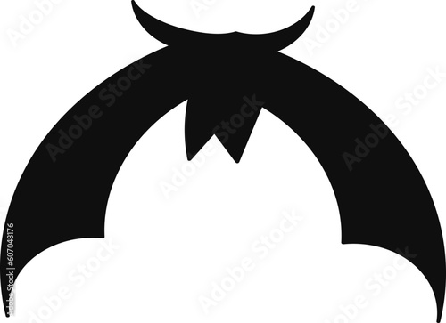 Halloween decorations concept. Halloween with  black bats.