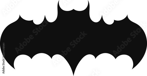 Halloween decorations concept. Halloween with  black bats.