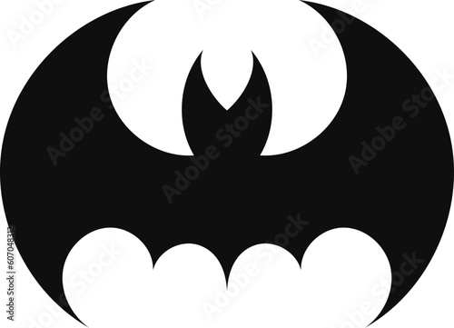 Halloween decorations concept. Halloween with  black bats.