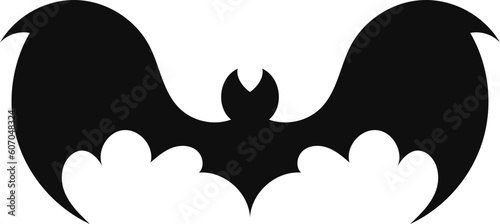 Halloween decorations concept. Halloween with  black bats.