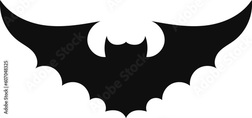 Halloween decorations concept. Halloween with  black bats.