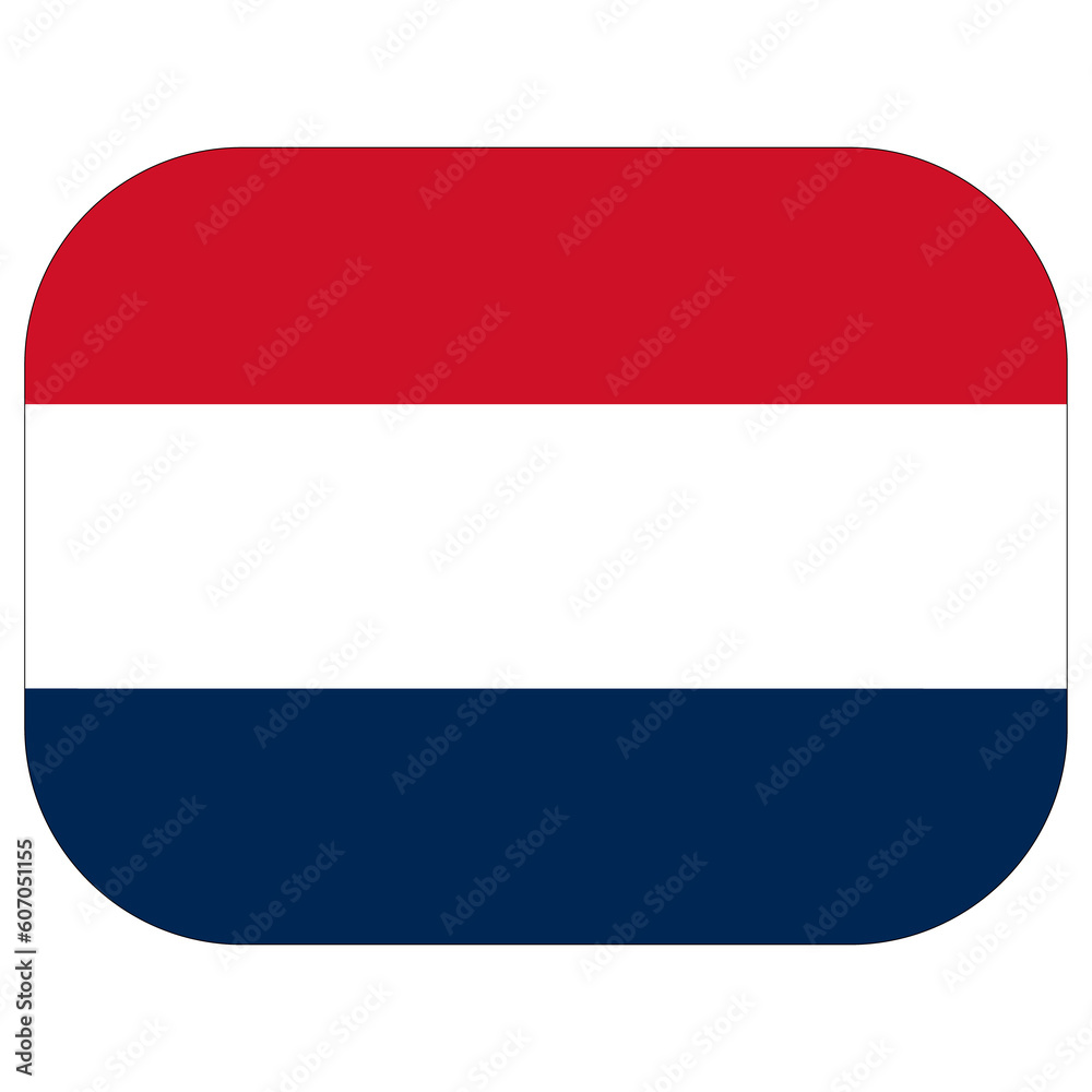 Netherlands flag in shape. The Flag of the Netherlands in shape. Netherlands flag in shape. The Flag of the Netherlands in shape.