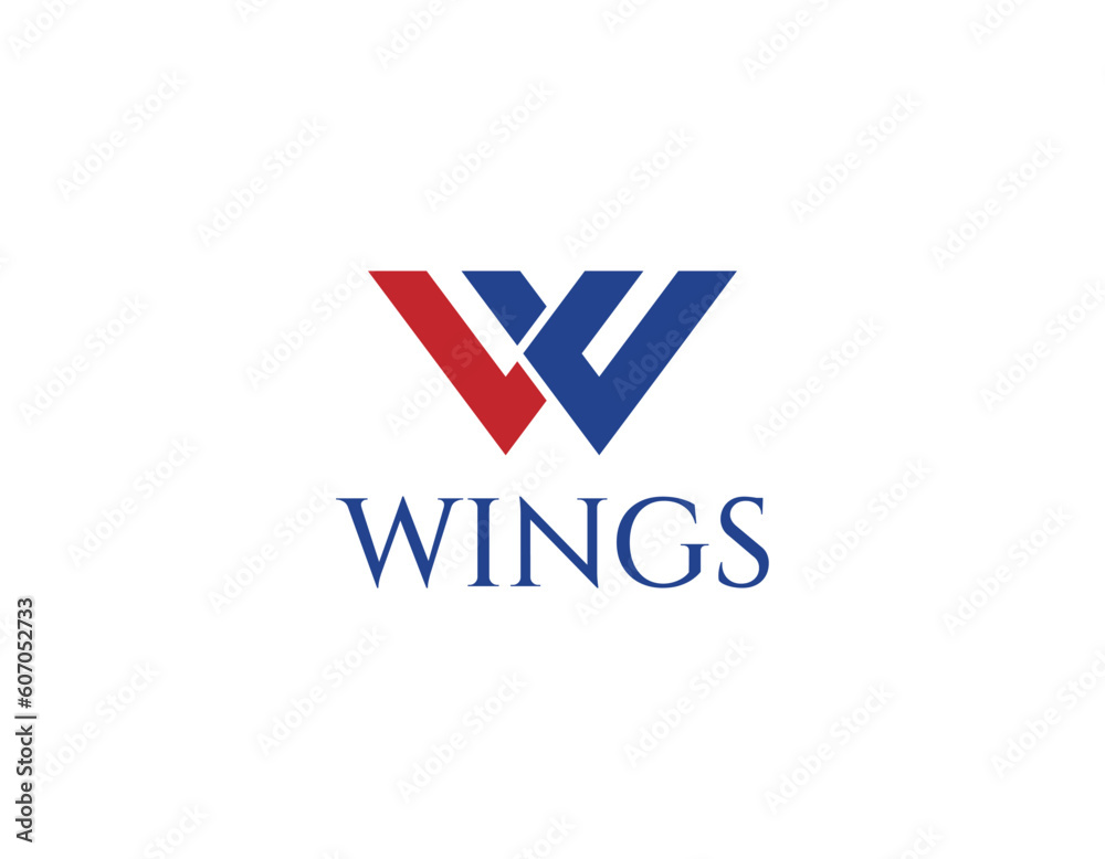 Simple Initial Letter W Logo Design Template Simple Initial Letter W Logo Design Template