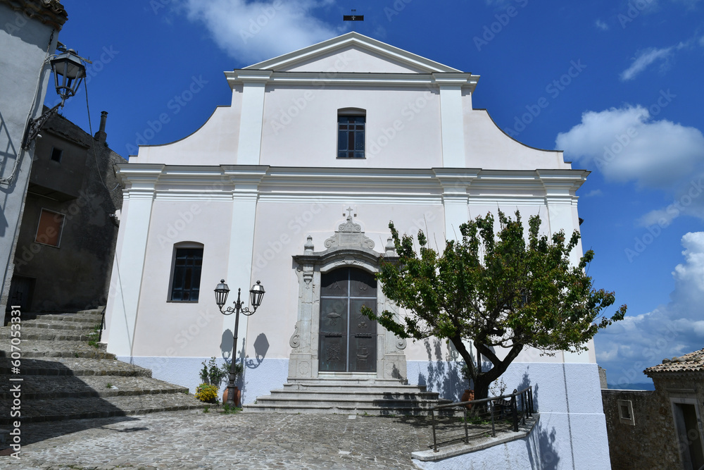 A small church in the village of Cairano in Campania, Italy.