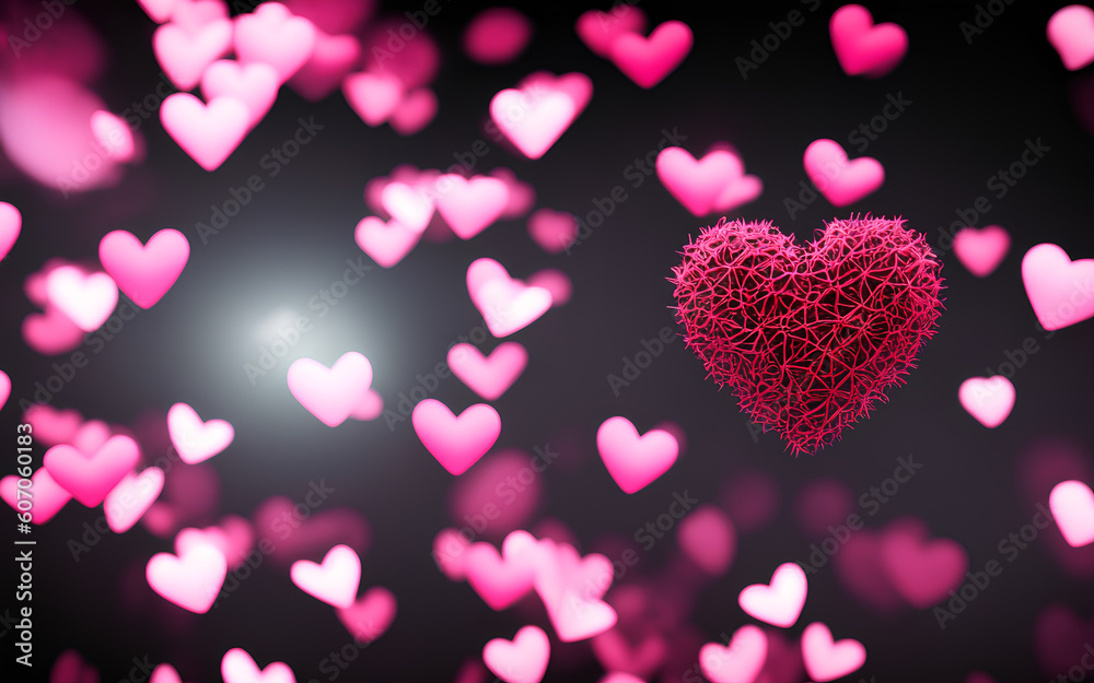 valentine background with hearts valentine background with hearts