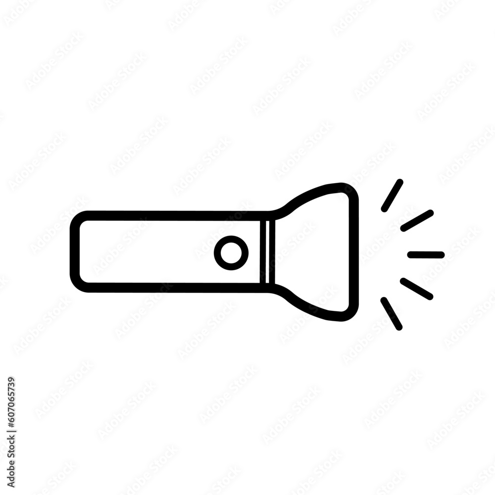 flashlight - vector icon flashlight - vector icon