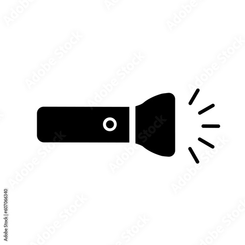 flashlight - vector icon