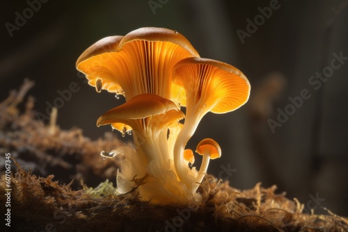 Magical Chanterelle Mushroom: A Captivating Sight in the Forest