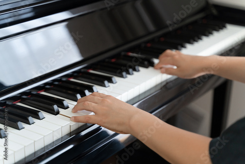 ピアノ教室で練習