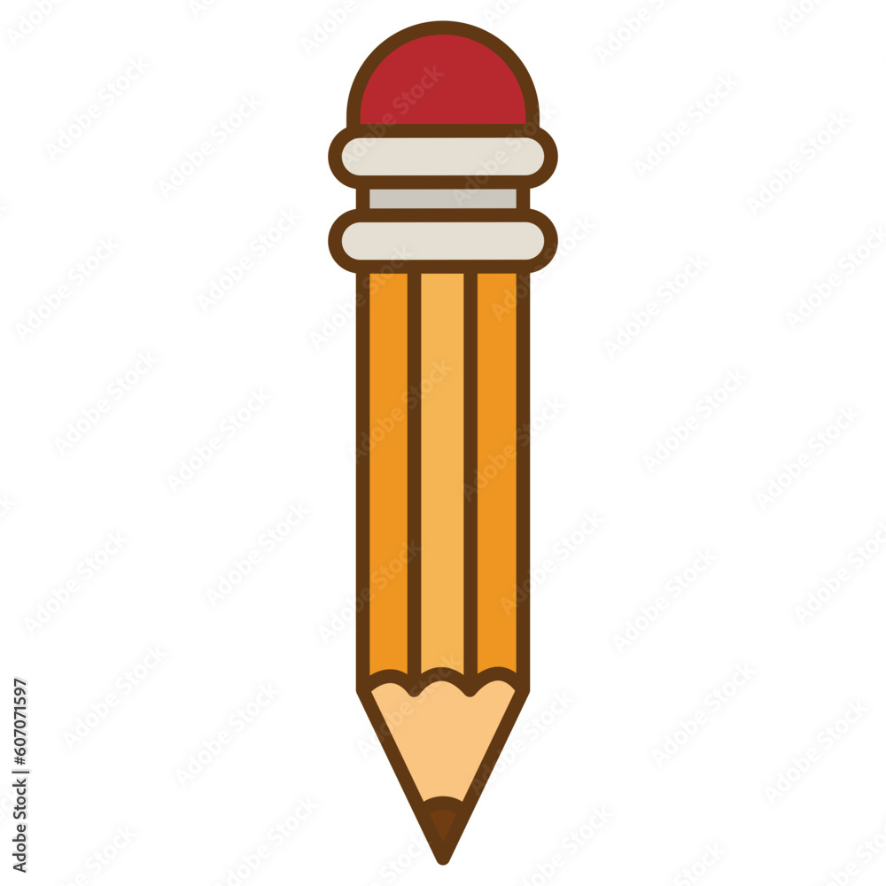 pencil with eraser pencil with eraser