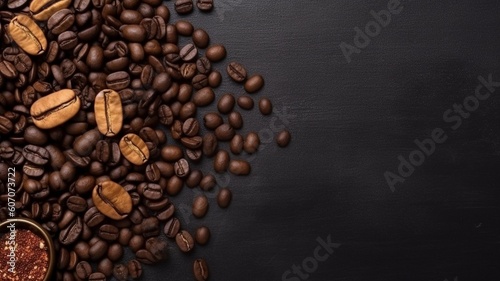 Delicious coffee beans Generative AI © Dyeru