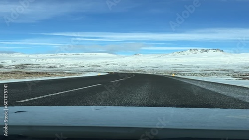 Timelapse of a road trip in Iceland. Between snow and magnificent views, it's impossible to get bored on route number 1, which circles the island.