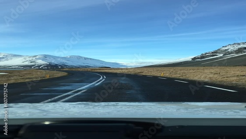 Timelapse of a road trip in Iceland. Between snow and magnificent views, it's impossible to get bored on route number 1, which circles the island.