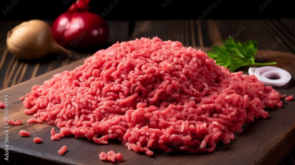 raw minced meat Generative AI raw minced meat Generative AI