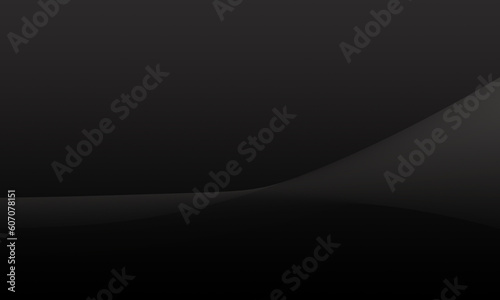 Black abstract gradient blur smooth soft motion banner background wallpaper