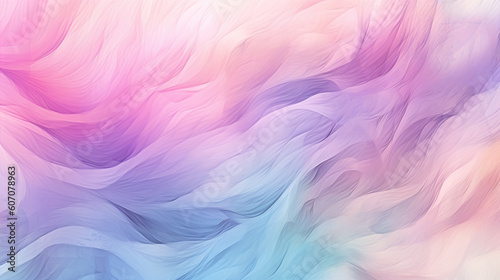 Abstract background blend of soft pastel colors. Hues of pink, lilac, and mint green. The background features a subtle. Created with Generative AI