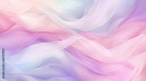 Abstract background blend of soft pastel colors. Hues of pink, lilac, and mint green. The background features a subtle. Created with Generative AI