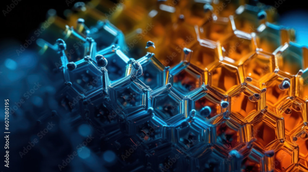 Obraz premium Chromatic Attraction: Exploring the Magnetic Splendor of Ferrofluid. Generative AI