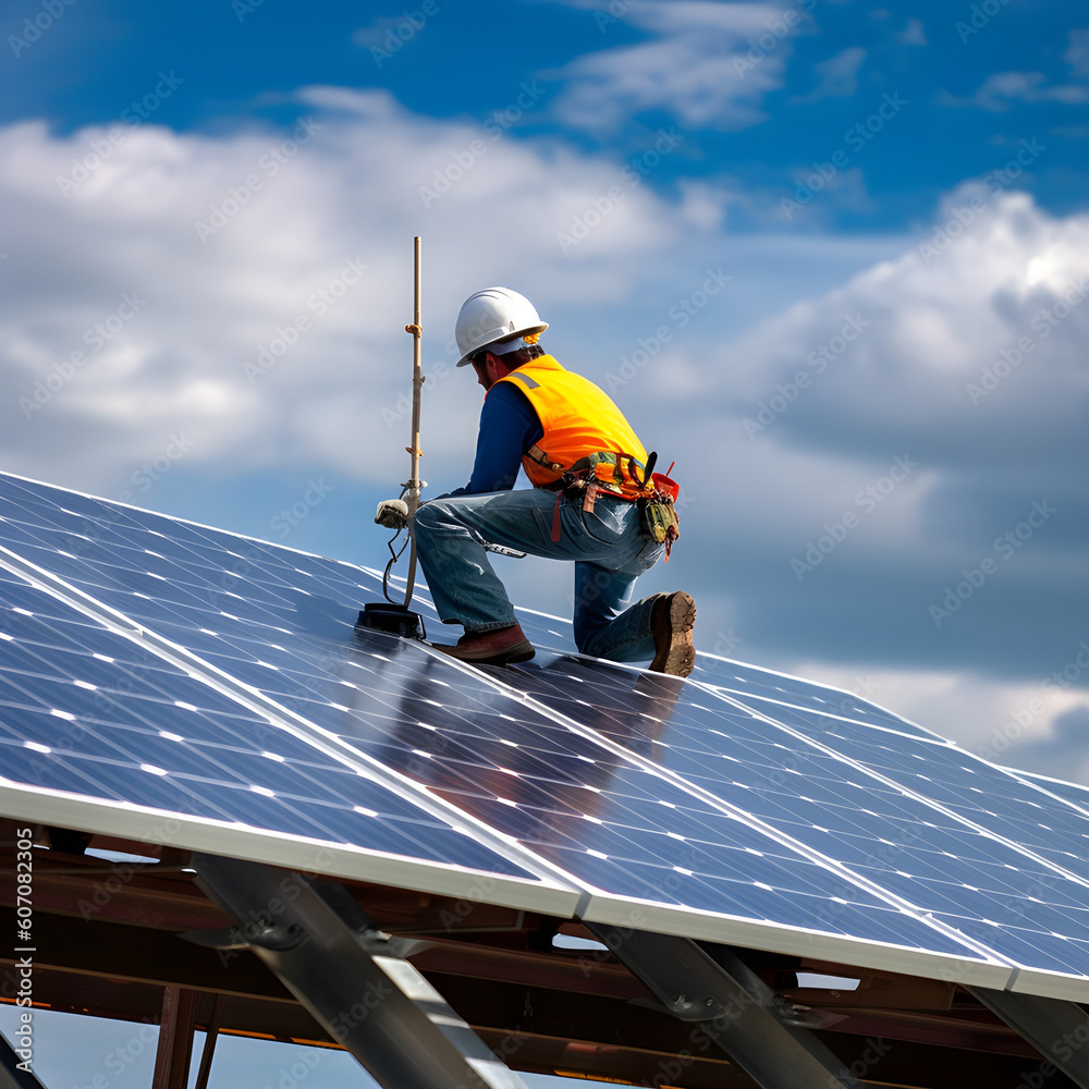 custom made wallpaper toronto digitalInstalling stand alone solar panel system Generative AI