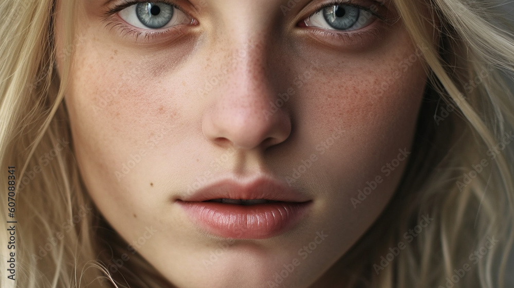 closeup special look of a young attractive adult woman, attractive beautiful pretty face, caucasian, special eye color and narrow female face closeup special look of a young attractive adult woman, attractive beautiful pretty face, caucasian, special eye color and narrow female face