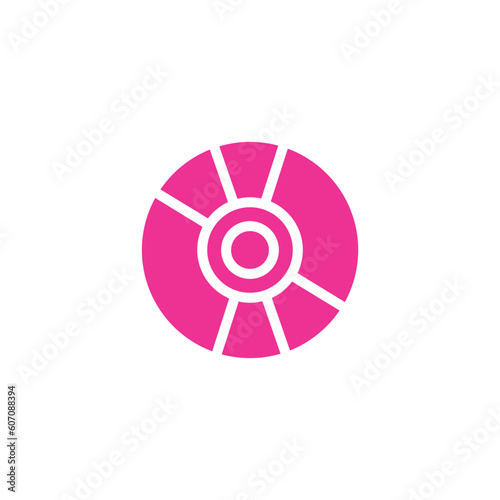 Disk Cd Dvd Solid Icon