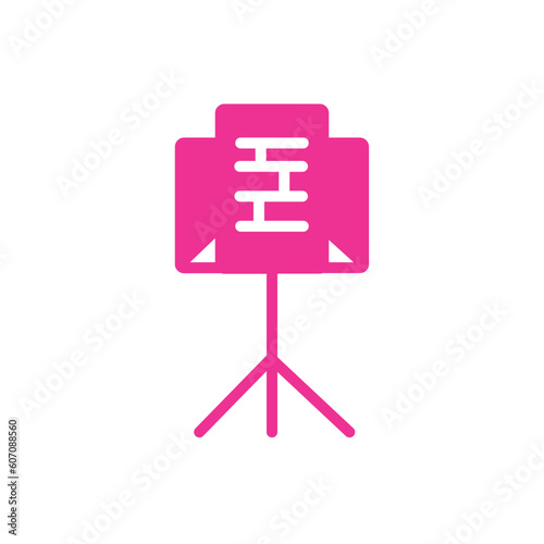 Compose Music Stand Solid Icon
