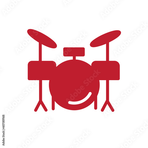 Drum Drums Drumset Solid Icon