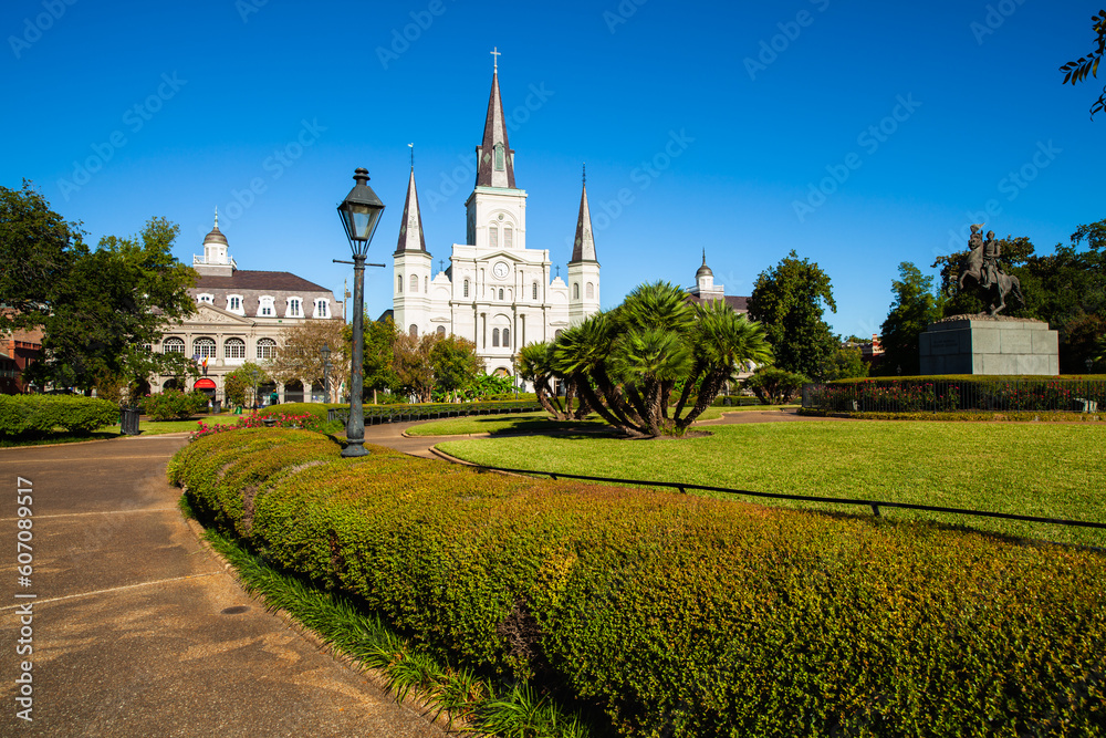 New Orleans French Quarter Cityscape