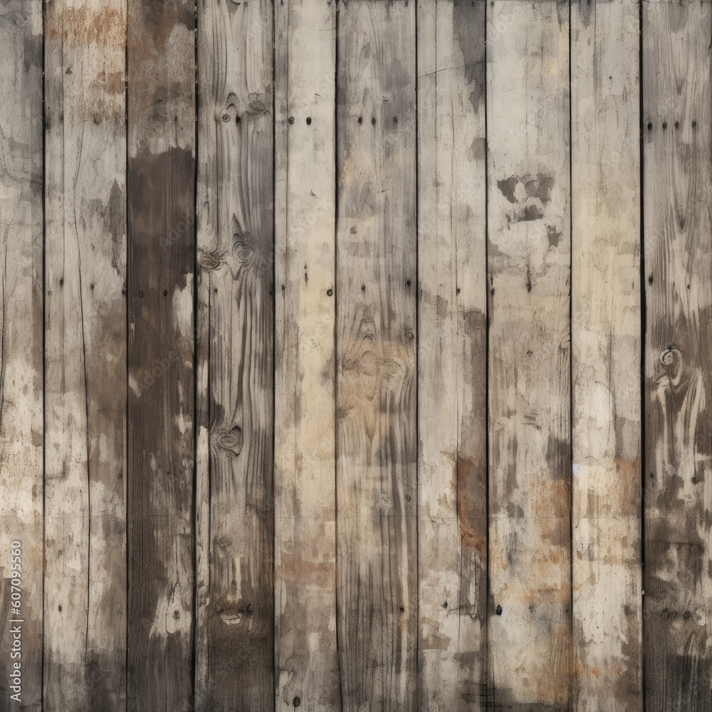 Closeup view of the wooden planks. Old wood texture. Generative AI Closeup view of the wooden planks. Old wood texture. Generative AI