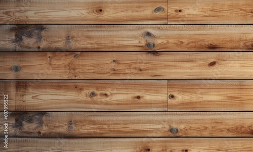Wood grain plank background. Generative AI