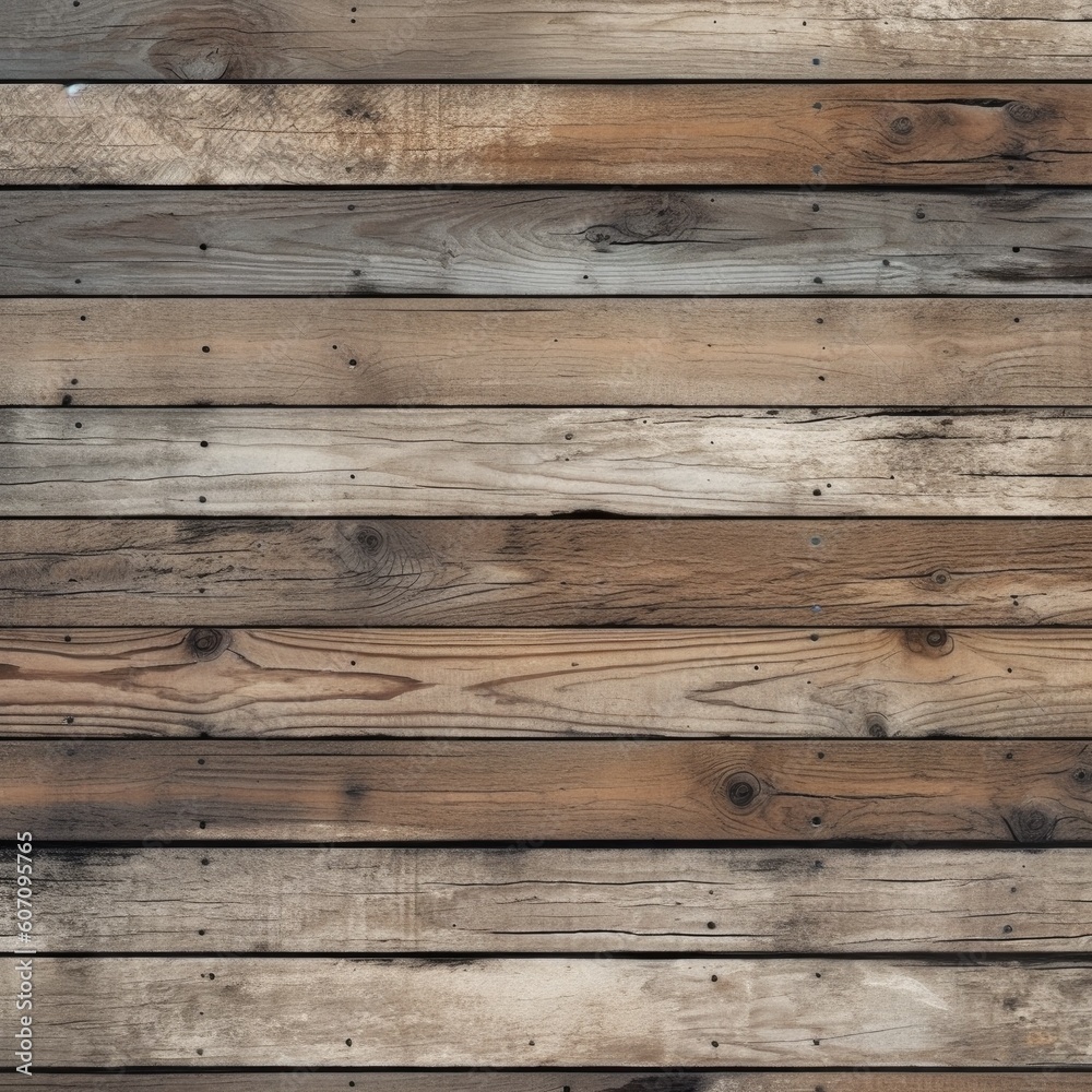 Closeup view of the wooden planks. Old wood texture. Generative AI Closeup view of the wooden planks. Old wood texture. Generative AI