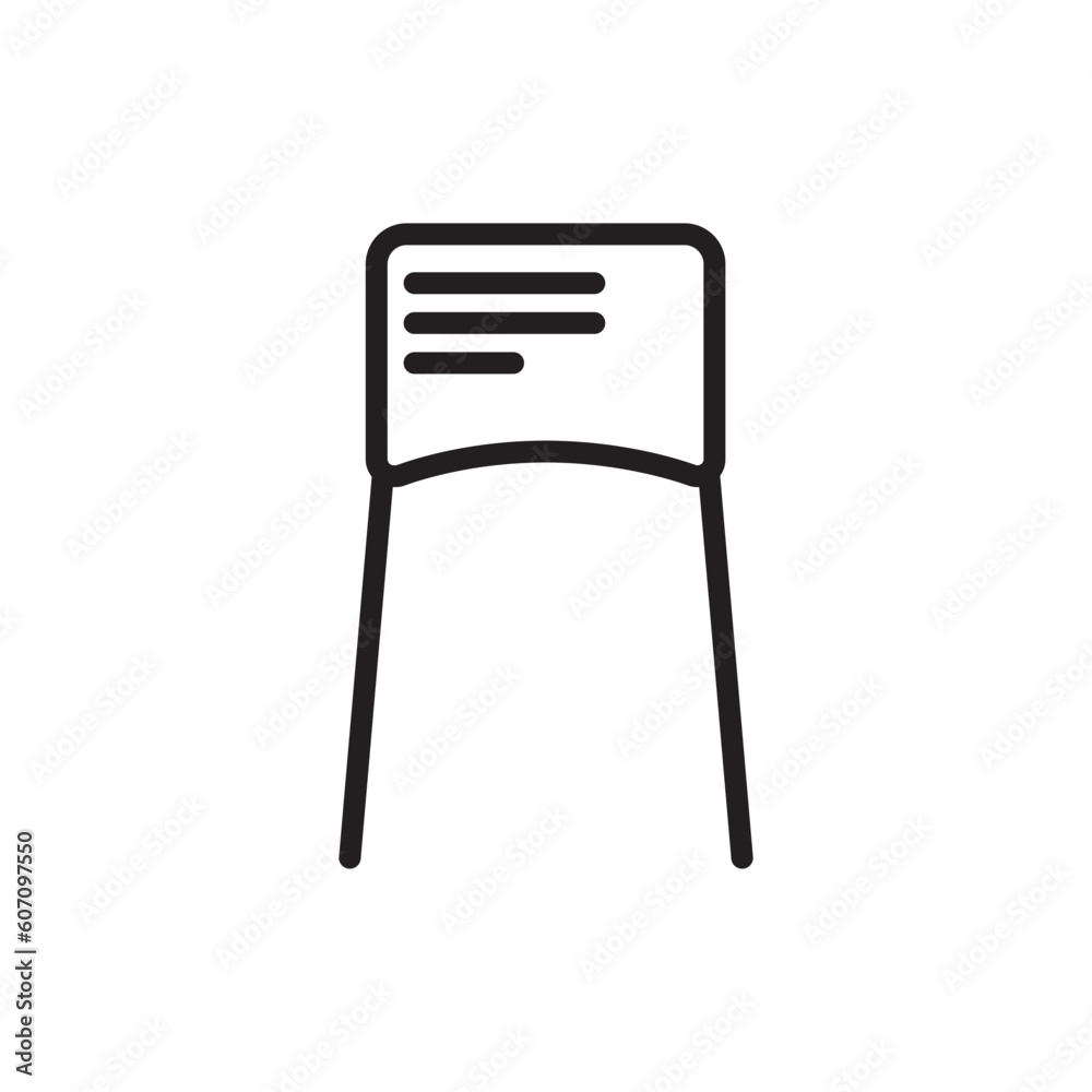 Capasitor mylar black line icon. Capasitor mylar black line icon.