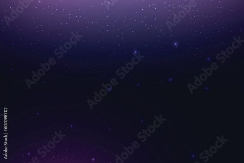 Space sky with stars. Galaxy  universe with copy space for text background. Vector illustration